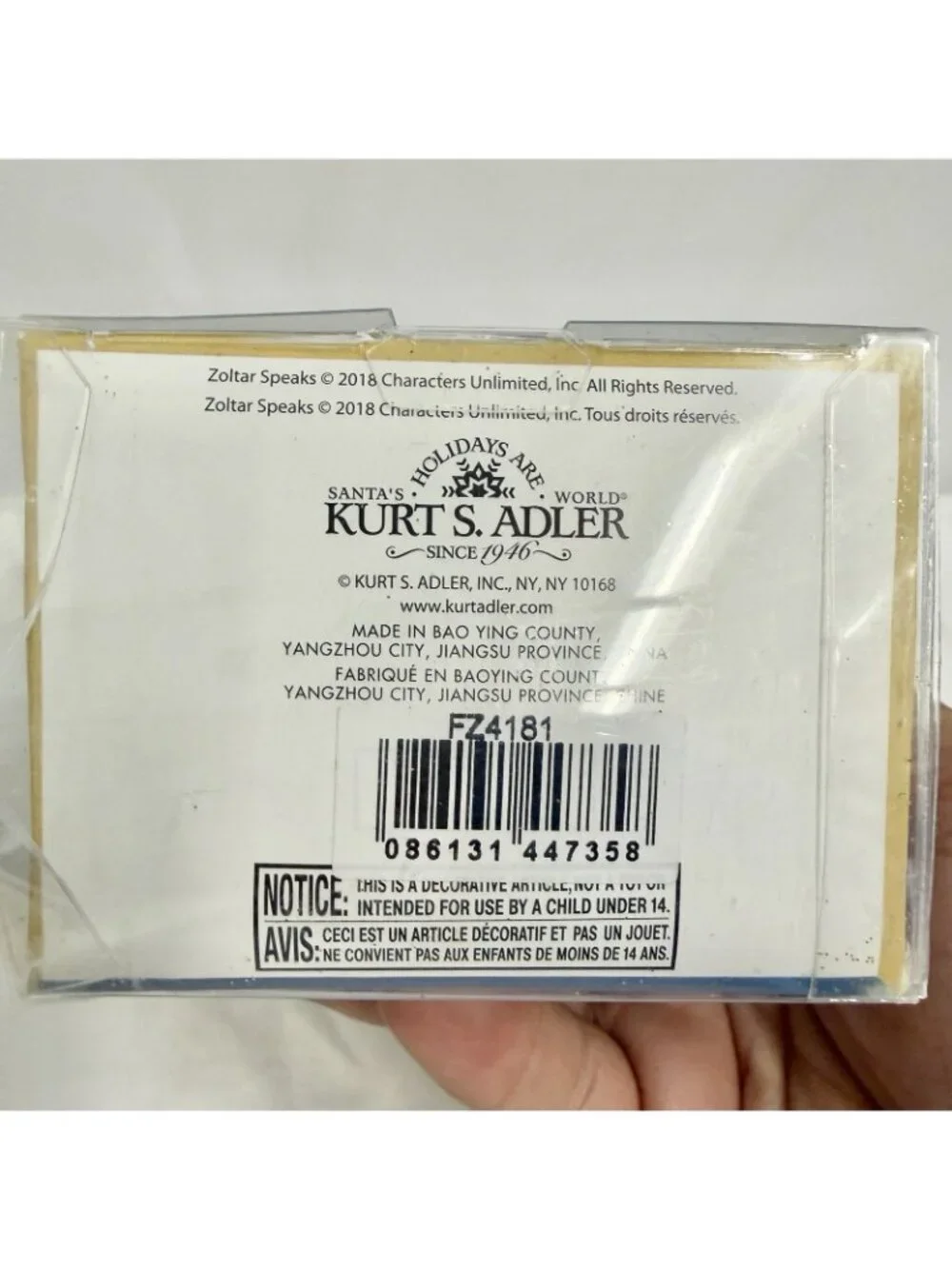 Kurt Adler new original